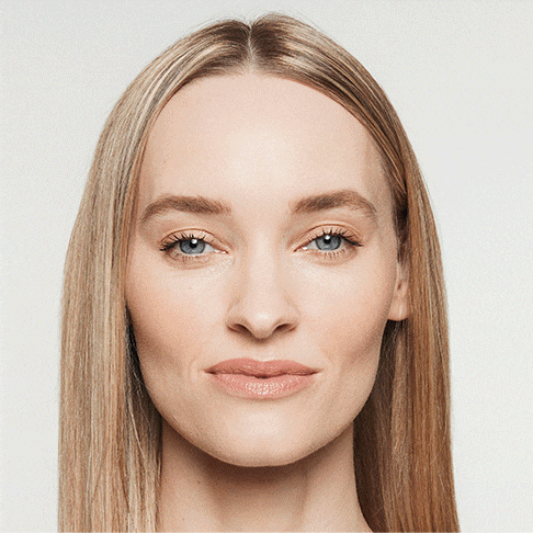 photos of models wearing estee lauder face makeup pairings from foundation wardrobe
