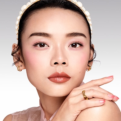 photo of women wearing glossy lips