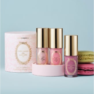 photo of estee lauder x laduree collection lip oil