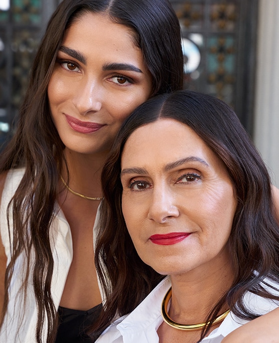 photo of a mom and daughter beauty duos