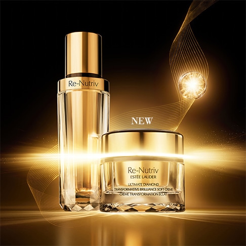 photo of estee lauder re-nutriv ultimate diamond products