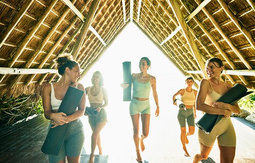 photo of women at wellness retreat