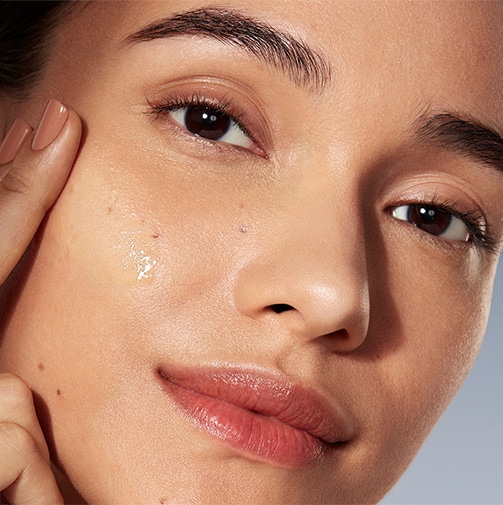 photo of woman with sensitive skin