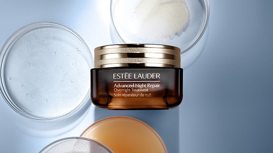 photo of advanced night repair overnight skincare treatment triple recovery power