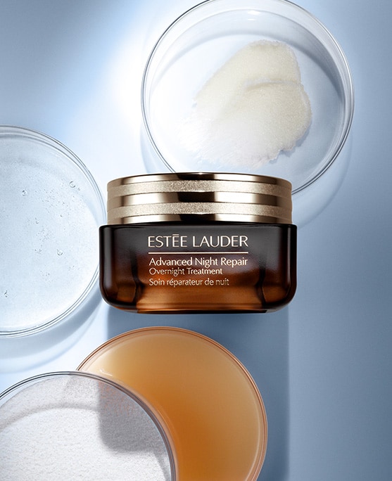 photo of advanced night repair overnight skincare treatment triple recovery power